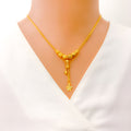 22k-gold-Opulent Bright Star Orb Necklace 
