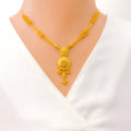 22k-gold-delightful-dome-tassel-necklace-set