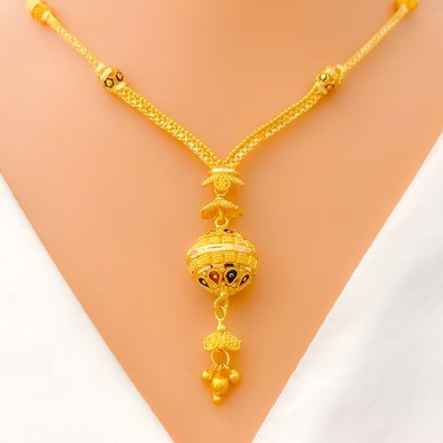 22k-gold-unique-chandelier-ball-necklace-set