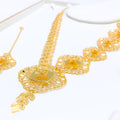 21k-gold-floral-necklace-set-w-bracelet-ring