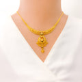 22k-gold-vibrant-dome-chand-necklace-set