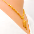 22k-gold-asymmetrical-hanging-chain-necklace-set