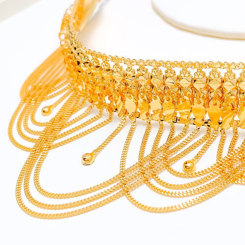 21k-gold-dazzling-lovely-necklace-set