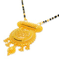 Decorative Hanging Crescent 22k Gold Mangal Sutra