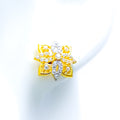 Posh Floral CZ Earrings