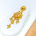 22k-gold-Elevated Festive Tassel Necklace Set 