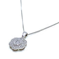 18k-Graceful Diamond Primrose Necklace