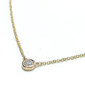 18k-Sparkling Petite Diamond Necklace