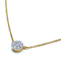 18k-Sparkling Sophisticated Diamond Necklace