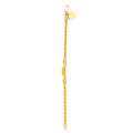 22k-gold-Bold Rope Nameplate Baby Bracelet 