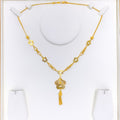 22k-gold-sparkling-daisy-drop-necklace-set