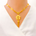 22k-gold-sparkling-daisy-drop-necklace-set