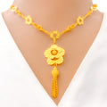 22k-gold-sparkling-daisy-drop-necklace-set