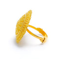 22k-gold-Iconic Floral Statement Ring