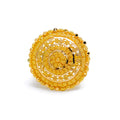 22k-gold-Traditional Paisley Flower Ring