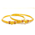 22k-gold-slender-white-meena-bangles