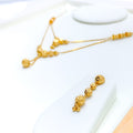 22k-gold-lara-Radiant Charming Lara Necklace Set 