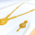 22k-gold-decadent-mandala-inspired-leaf-necklace-set