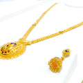 22k-gold-vibrant-netted-peacock-necklace-set