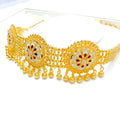 22k-gold-blooming-multi-bead-enamel-choker-set