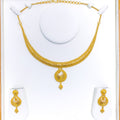 Beaded Chand 22k Gold Necklace Set