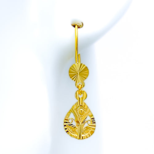 21k-charming-engraved-fancy-earrings