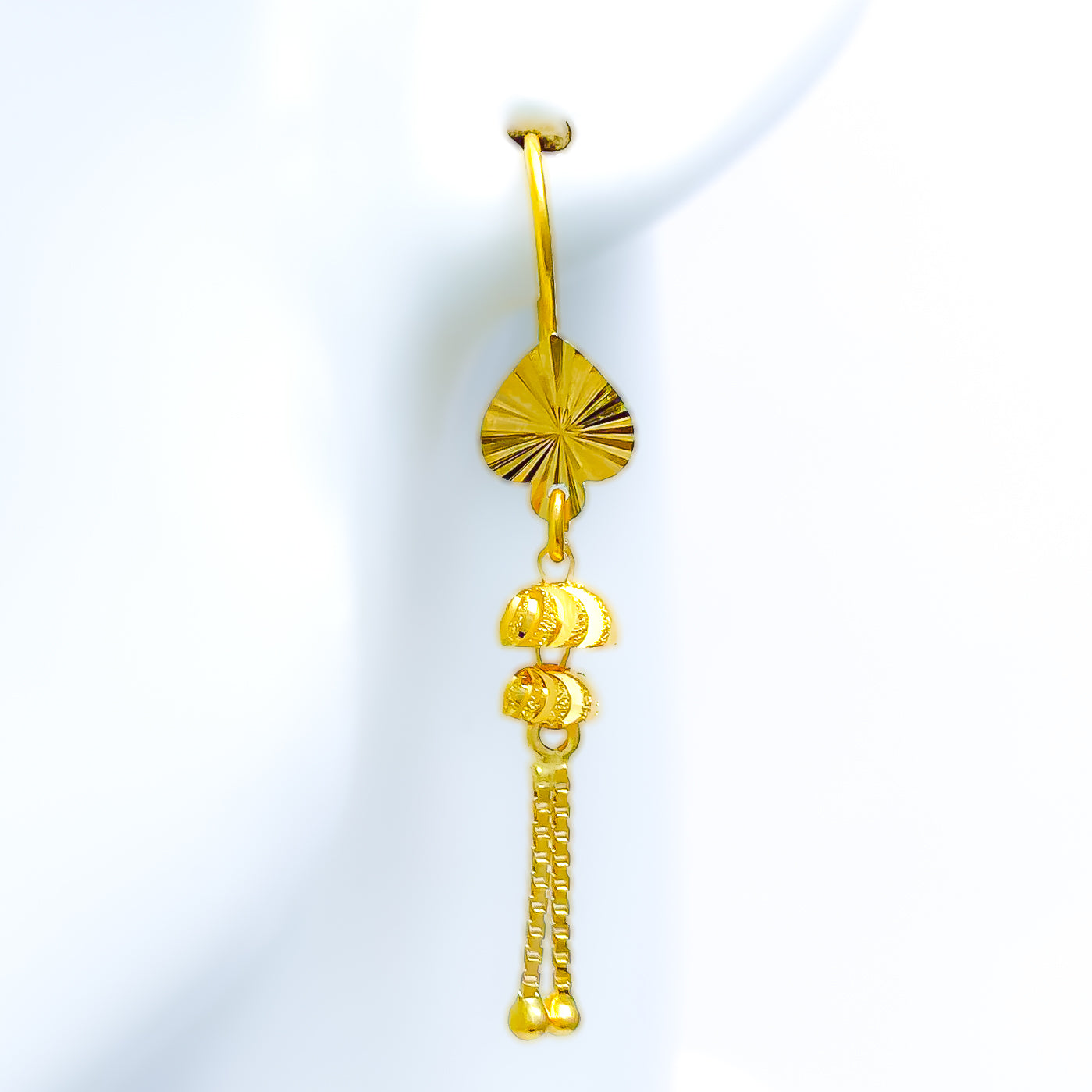 2.66ct Fancy Yellow Cushion Cut Diamond Stud Earrings - Underwoods Jewelers