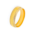 22k-gold-Exclusive Dual Finish Striped Band 