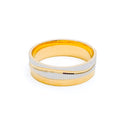 22k-gold-Dual Tone Palatial Wavy Band 