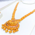 22k-gold-ethereal-decorative-long-antique-necklace-set