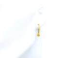 22k-gold-Dazzling Striped Bali Earrings