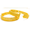 Sophisticated Cutwork Dome Bangles