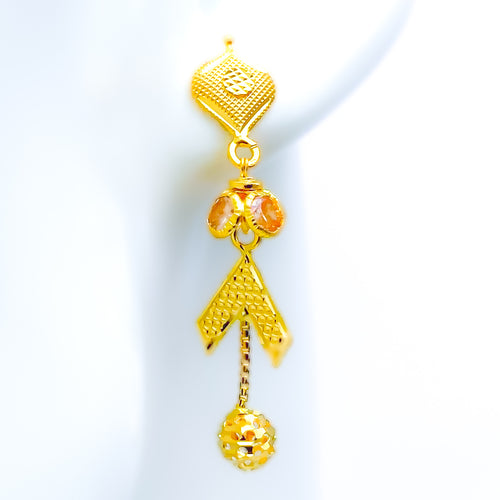 22k-gold-textured-blush-stone-earrings