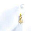 22k-gold-heart-radiant-hanging-earrings