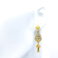 22k-gold-charming-oval-two-tone-earrings