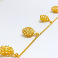 22k-gold-Fancy Netted Charm Bracelet 