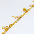 22k-gold-Decorative Hanging Charm Bracelet 