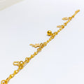 22k-gold-Decorative Hanging Charm Bracelet 