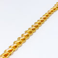 22k-gold-Bold Ritzy Chain Link Bracelet