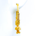 22k-gold-Traditional Textured Hanging Bali 