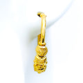 22k-gold-Iconic Five Orb Textured Bali 