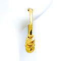 22k-gold-Radiant Bright Orb Bali Earrings