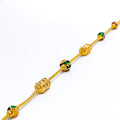22k-gold-Vibrant Versatile Bead Bracelet 
