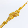 22k-gold-Intricate Draped Rangoli Bracelet 