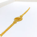 22k-gold-Distinct Fancy Netted Bracelet 