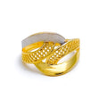 22k-gold-Intricate Opulent Jali Ring 