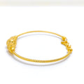 22k-gold-Classic Glistening Bangle Bracelet  