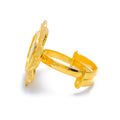 21k-gold-geometric-netted-ring