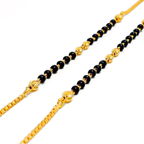 22k-gold-Classic Baby Bracelet Pair