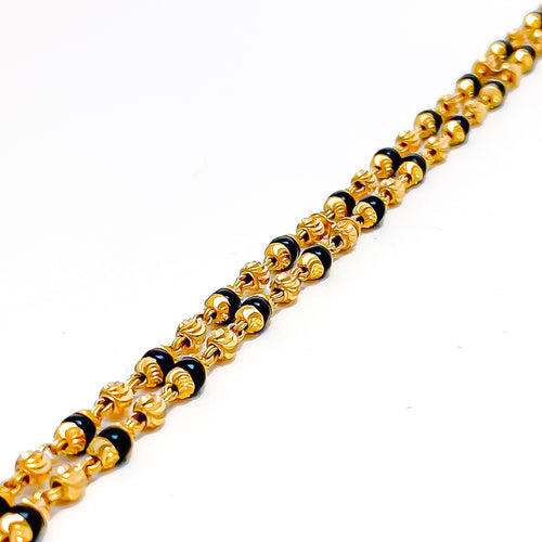 Classic Black Bead Bracelet